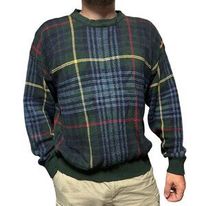Vintage Archie Brown & Son Plaid Sweater Men‎ 48